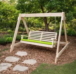 נדנדת עץ לגינה דגם פאר-לי