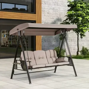 נדנדה לגינה דגם בנטל - מוקה